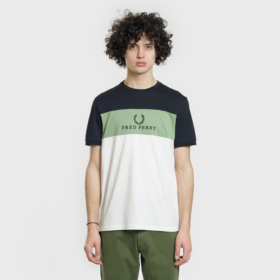 Fred Perry Мужская футболка Sports Authentic Embroidered Panel