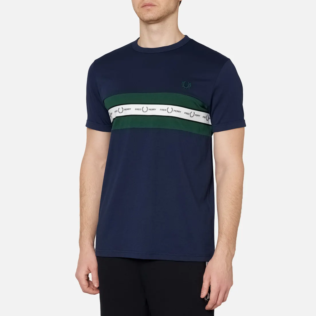 Fred Perry Мужская футболка Taped Chest