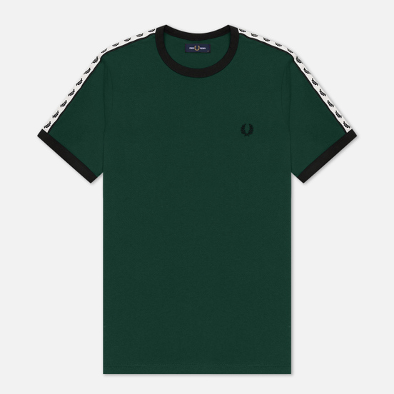 Мужская футболка Fred Perry Taped Ringer Ivy/White/Black