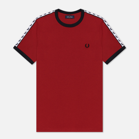 Мужская футболка Fred Perry Taped Ringer Rosso