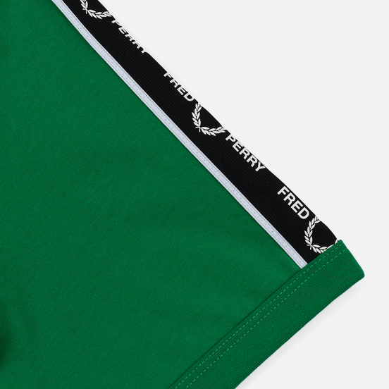Мужская футболка Fred Perry Taped Shoudler Electric Green