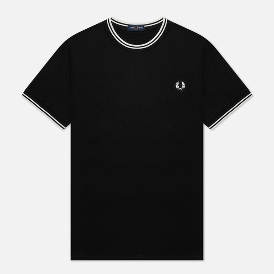 Мужская футболка Fred Perry Twin Tipped Black