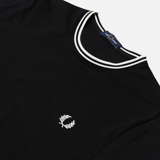 Мужская футболка Fred Perry Twin Tipped Black