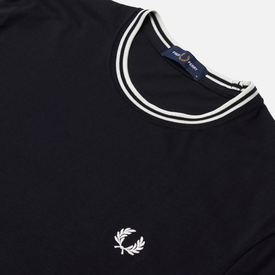 Мужская футболка Fred Perry Twin Tipped Black