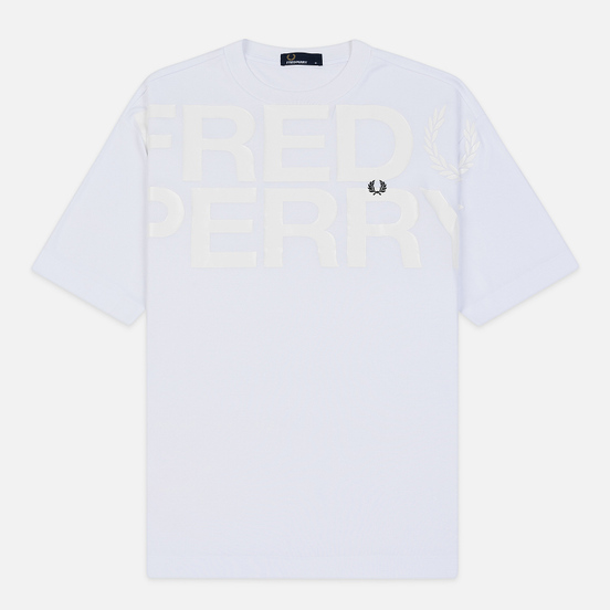 Мужская футболка Fred Perry Vinyl Print White