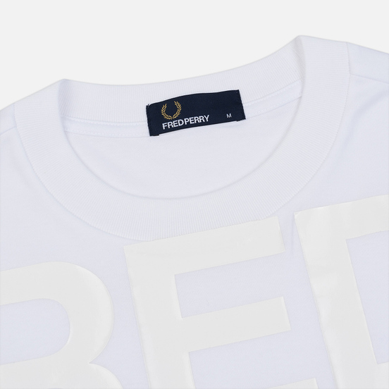 Мужская футболка Fred Perry Vinyl Print White