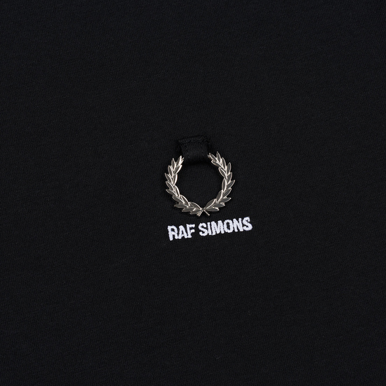 Мужская футболка Fred Perry x Raf Simons Laurel Detail Black