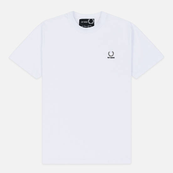 Мужская футболка Fred Perry x Raf Simons Laurel Detail White