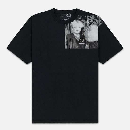 Мужская футболка Fred Perry x Raf Simons Shoulder Print Black
