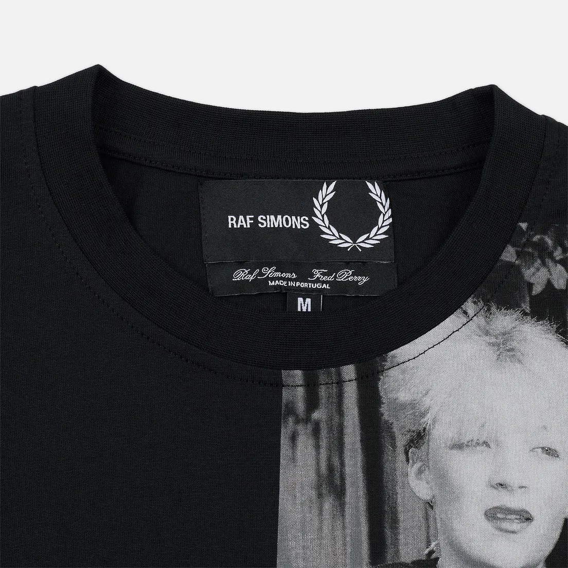 Fred Perry x Raf Simons Мужская футболка Shoulder Print