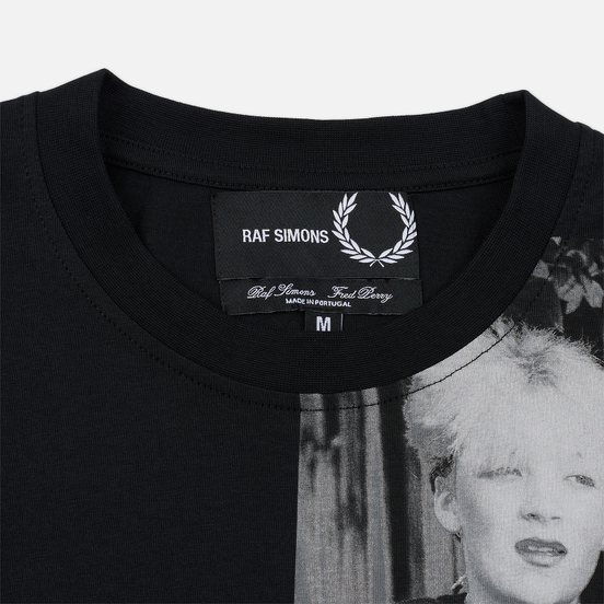 Мужская футболка Fred Perry x Raf Simons Shoulder Print Black