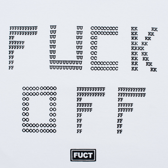 Мужская футболка Fuct Fax White