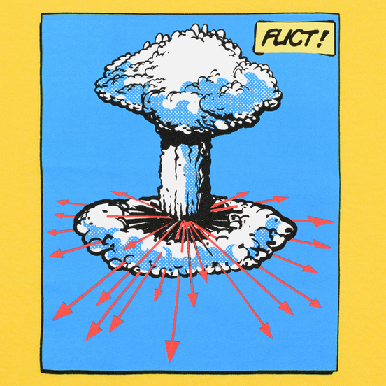Мужская футболка Fuct Mushroom Nuke Gold