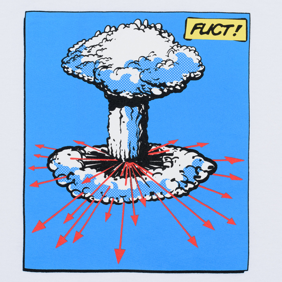 Мужская футболка Fuct Mushroom Nuke White