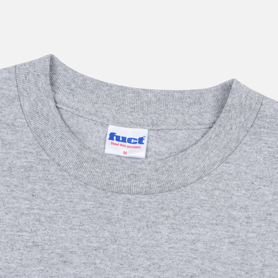 Мужская футболка Fuct Nappi Can Heather Grey