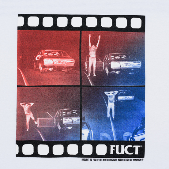 Мужская футболка Fuct Pulled Over White