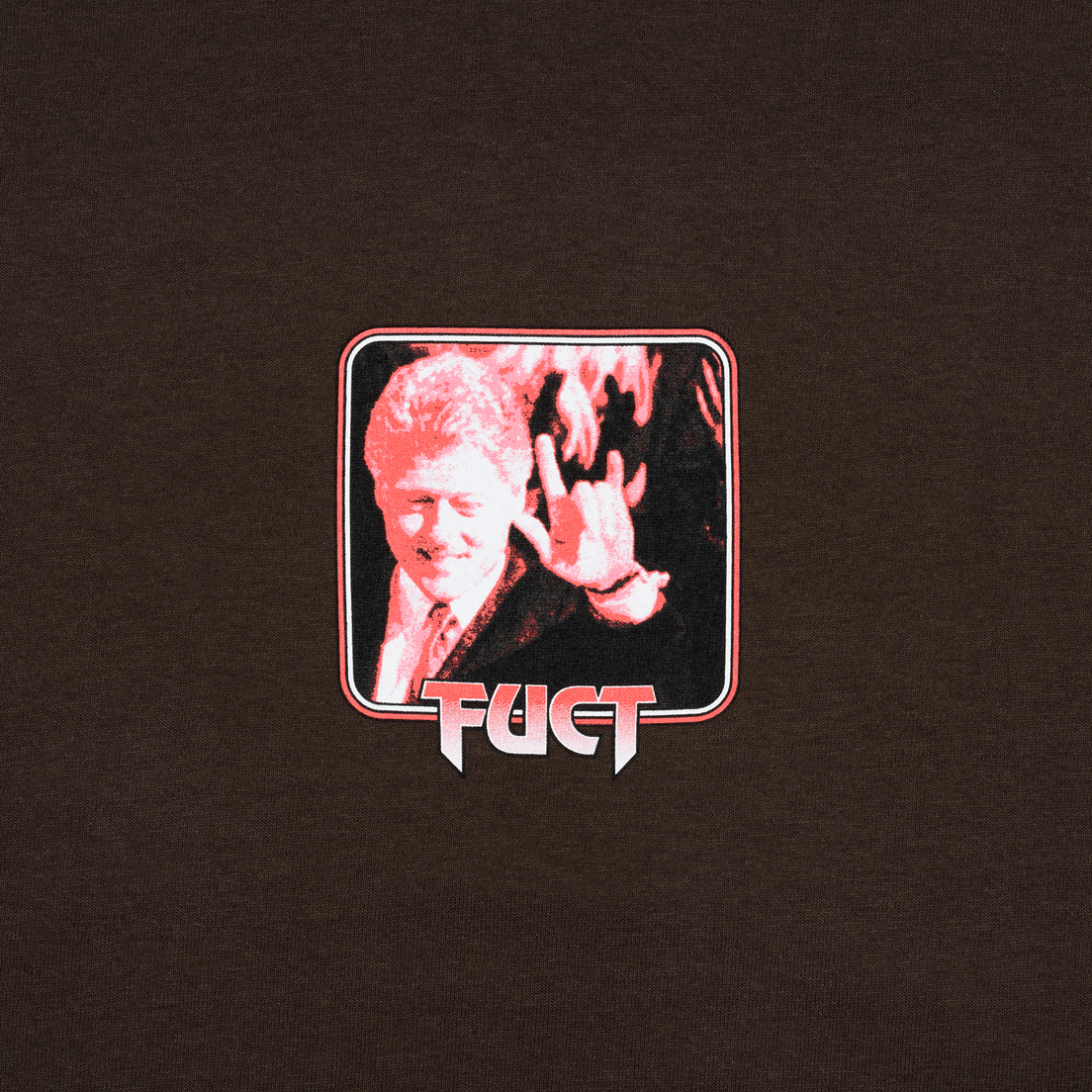 Fuct Мужская футболка Satanic Clinton