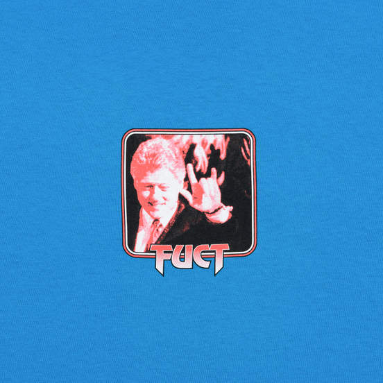 Мужская футболка Fuct Satanic Clinton Turquoise