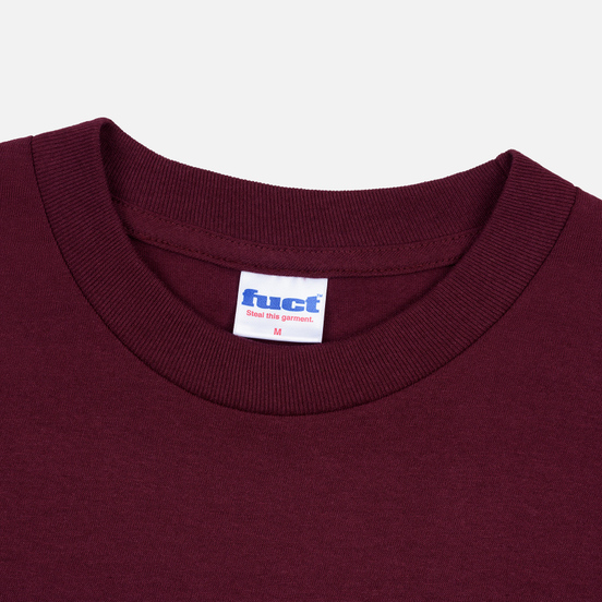Мужская футболка Fuct Thick Cut Burgundy