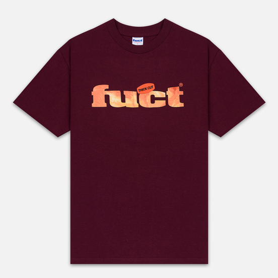 Мужская футболка Fuct Thick Cut Burgundy