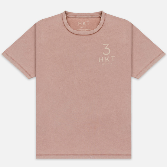 Мужская футболка Hackett Logo HKT 3 Coral