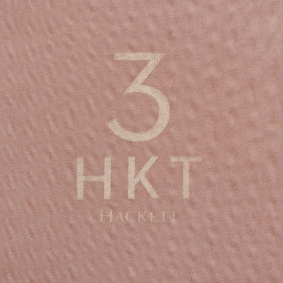 Мужская футболка Hackett Logo HKT 3 Coral