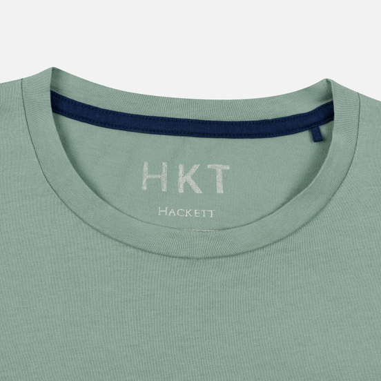 Мужская футболка Hackett Logo HKT Blue Green