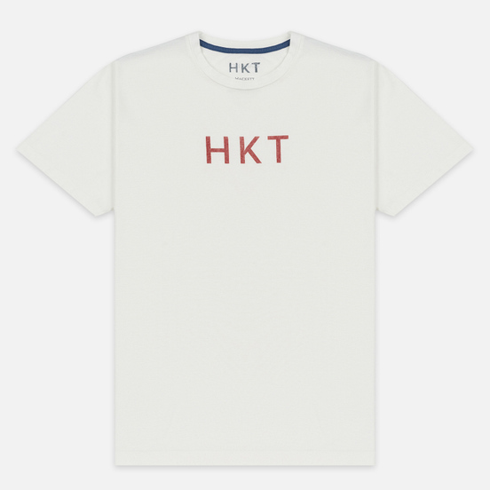 Мужская футболка Hackett Logo HKT White