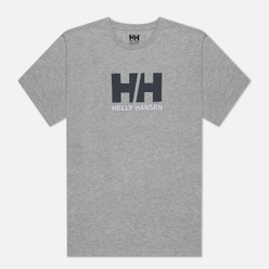 Мужская футболка Helly Hansen HH Logo Grey Melange/Grey