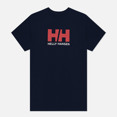 Мужская футболка Helly Hansen HH Logo, цвет синий, размер S