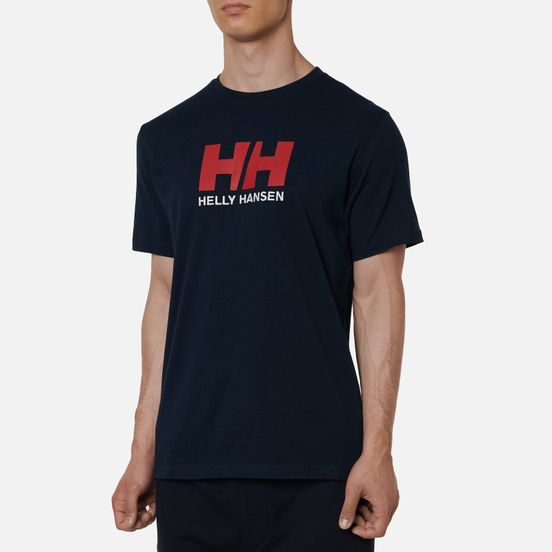 Мужская футболка Helly Hansen HH Logo Navy/Red