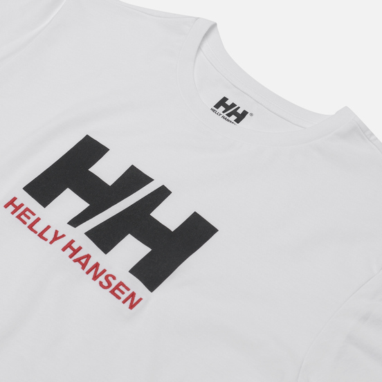 Мужская футболка Helly Hansen HH Logo White/Black