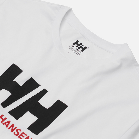 Мужская футболка Helly Hansen HH Logo White/Black