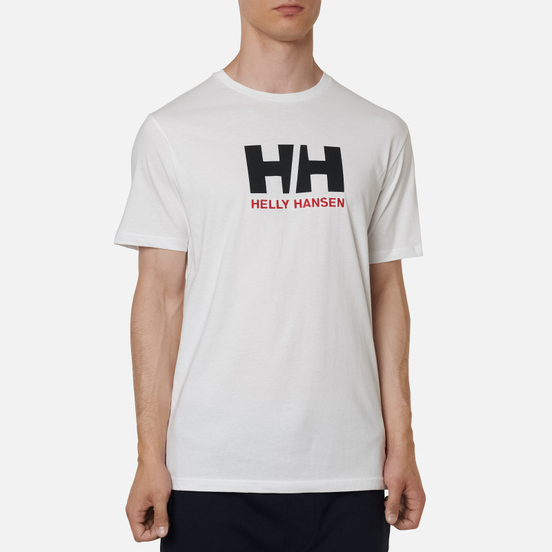 Мужская футболка Helly Hansen HH Logo White/Black