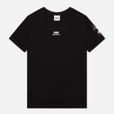 Мужская футболка Helly Hansen Yu Twin Logo, цвет чёрный, размер L