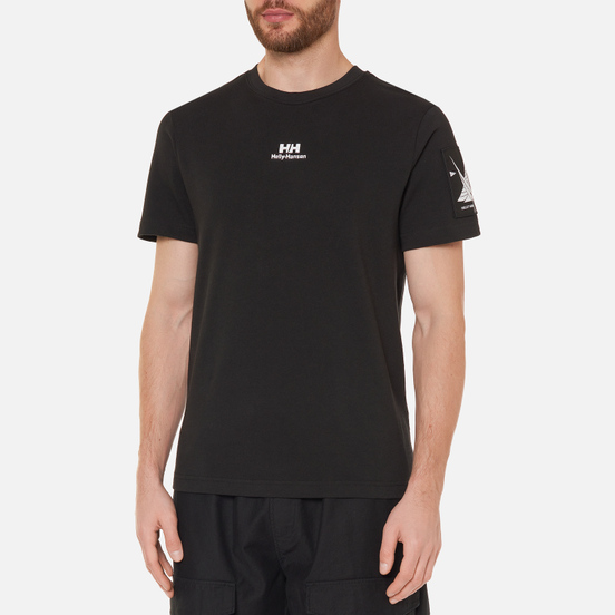 Мужская футболка Helly Hansen Yu Twin Logo Black