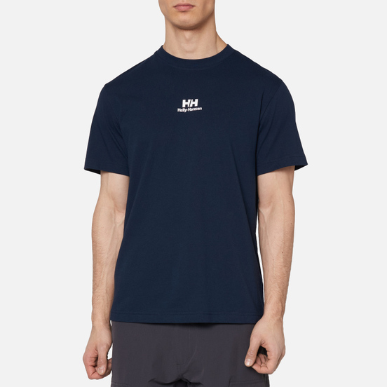 Мужская футболка Helly Hansen YU20 Logo Navy