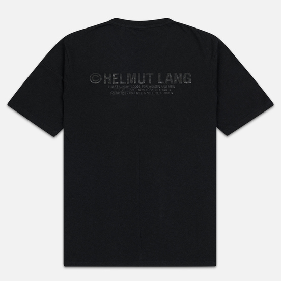 Мужская футболка Helmut Lang Band Seam Black