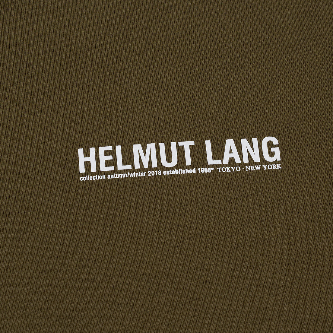 Helmut Lang Мужская футболка Dart Back Crew