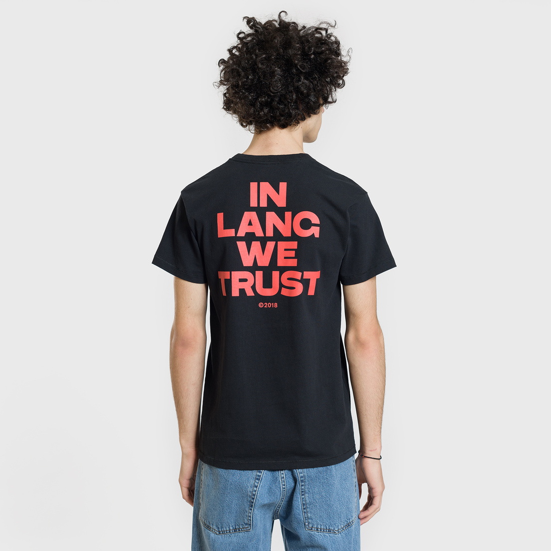 Helmut Lang Мужская футболка Little With Print