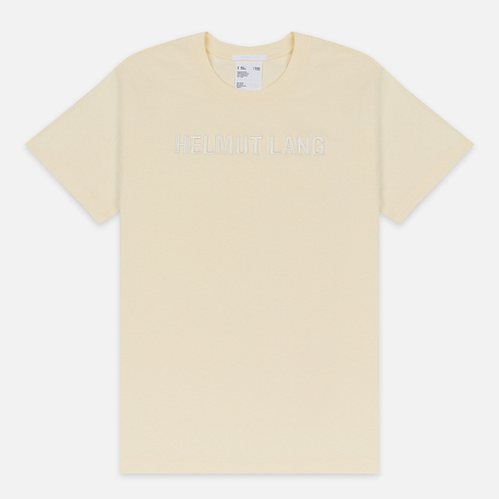 Мужская футболка Helmut Lang Standard Monogram Pearl