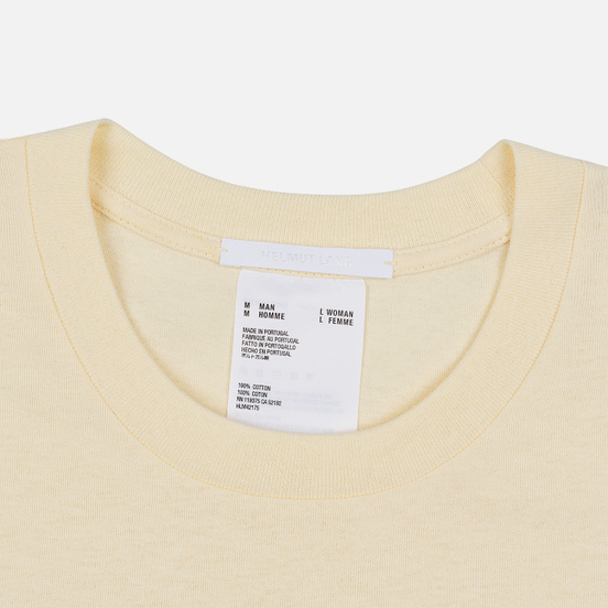 Мужская футболка Helmut Lang Standard Monogram Pearl