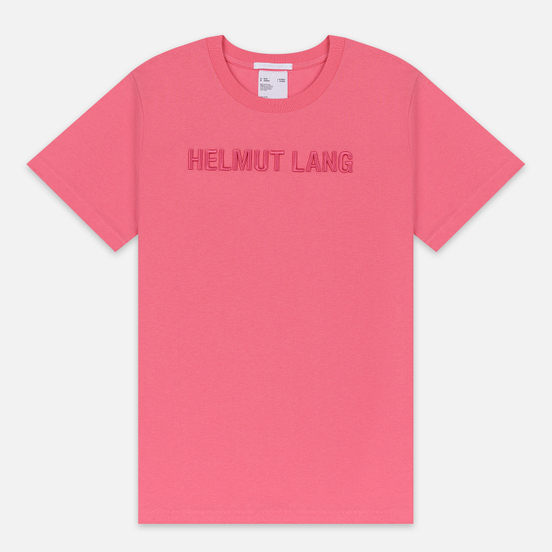 Мужская футболка Helmut Lang Standard Monogram Prism Pink