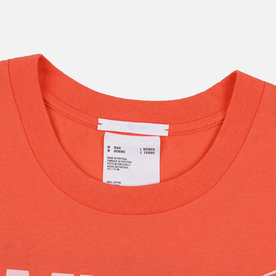 Helmut Lang Мужская футболка Standard Pelvis Generic