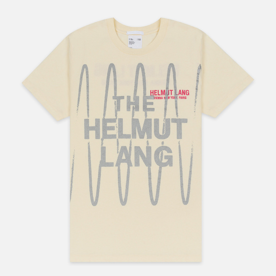 Мужская футболка Helmut Lang Standard Pelvis Generic Pearl