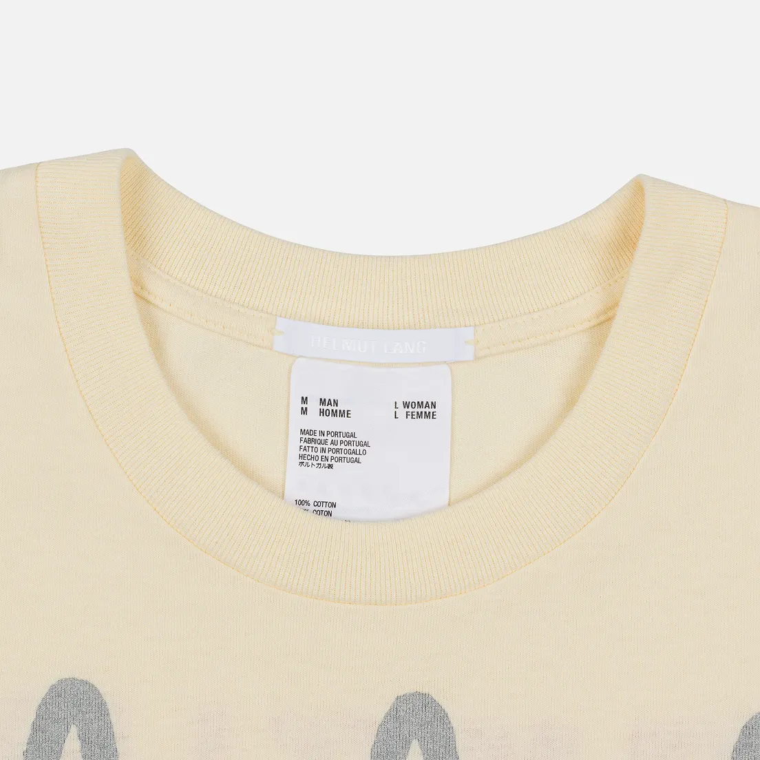 Helmut Lang Мужская футболка Standard Pelvis Generic