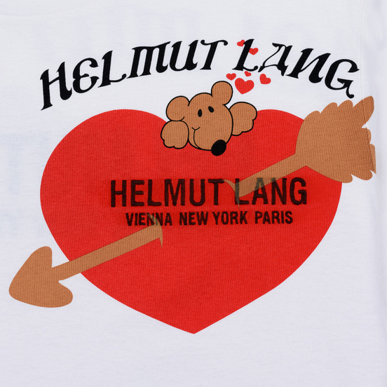 Мужская футболка Helmut Lang Standard Valentine Chalk White