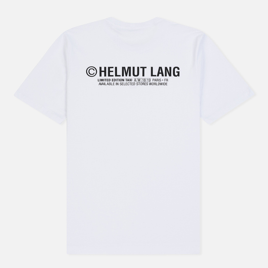 Мужская футболка Helmut Lang Taxi White