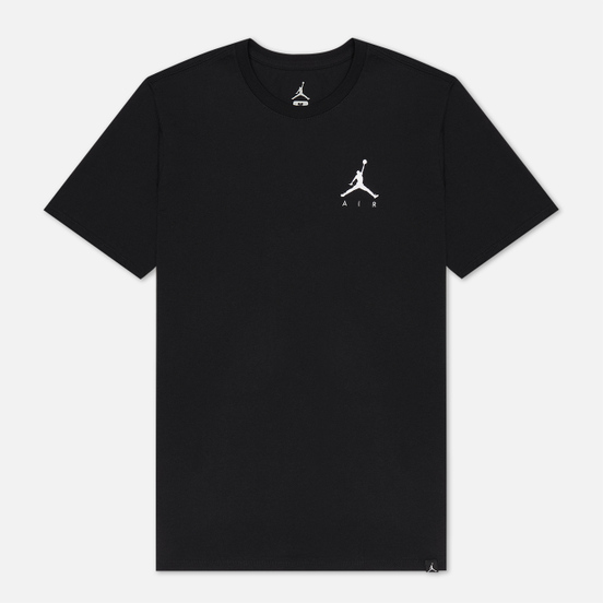 Мужская футболка Jordan Jumpman Air Embroidered Black/White