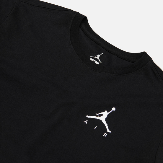 Мужская футболка Jordan Jumpman Air Embroidered Black/White